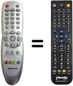 Replacement remote control REMCON404